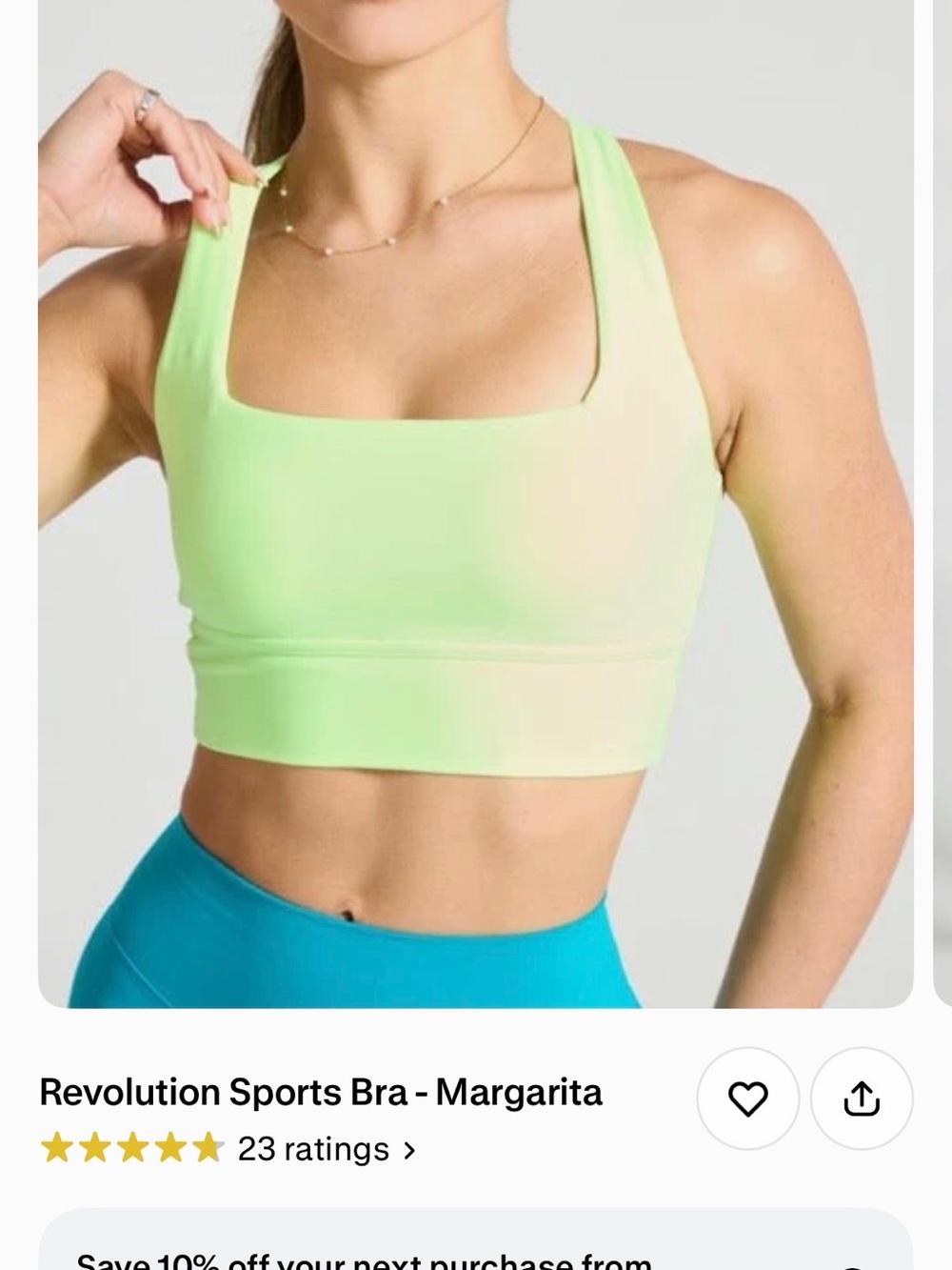 BuffBunny Revolution Sports Bra in Margarita